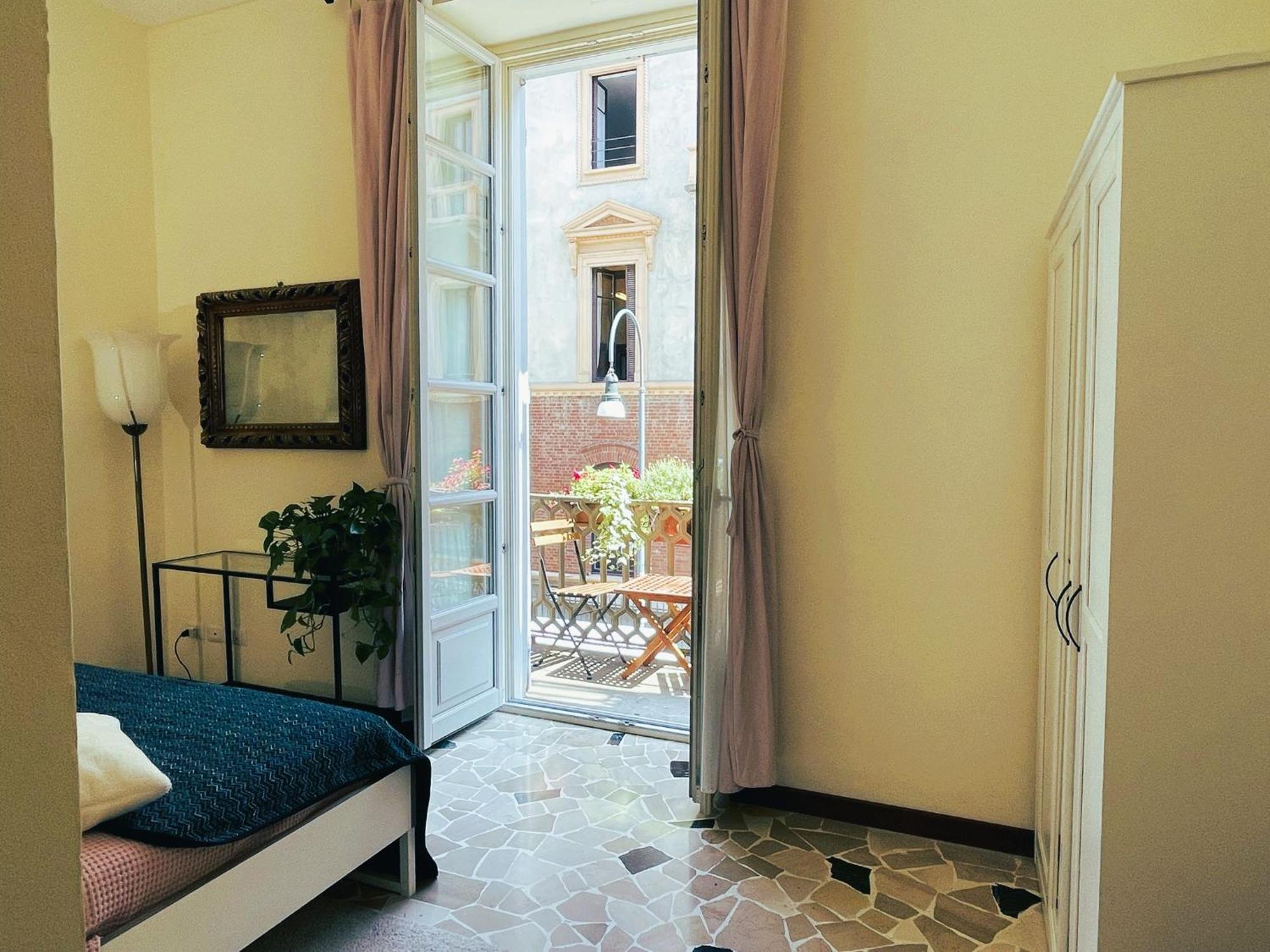 La Casa Di Ringhiera - Silenzioso Appartamento Di Charme Con Balcone Nel Quadrilatero Romano Turim Exterior foto